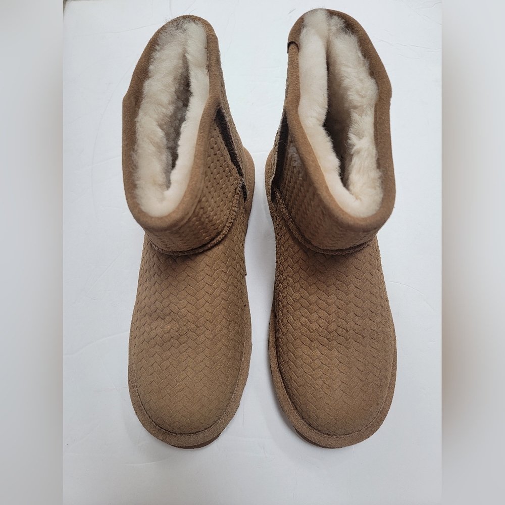 Bearpaw Cozy Sherpa Lined Brown Women's Boots Size 10 NWOT